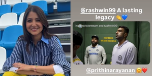 Anushka Sharma lauds the legacy of Ravichandran Ashwin