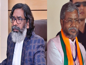 Hemant Soren, Babulal Marandi spar over Jharkhand’s claim of Rs 1.36 lakh crore