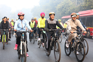 CRPF, ITBP jawans to join Sports Minister Dr. Mandaviya in Fit India Sunday on Cycle campaign