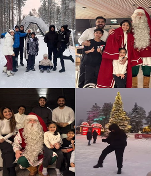 Shilpa Shetty, Raj Kundra celebrate Christmas with Punjabi spirit