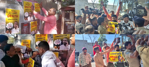 K’taka BJP leaders conduct poster drive against Priyank Kharge, detained