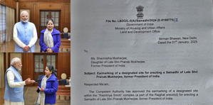 Daughter shares govt letter approving memorial for Pranab Mukherjee, thanks PM Modi