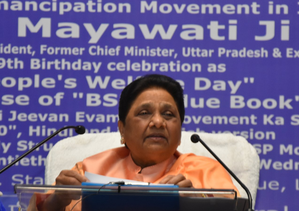 Mayawati accuses Congress of trying to end reservation