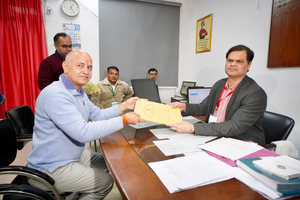 Manish Sisodia files nomination, taunts BJP over ‘no CM face’ in Delhi elections