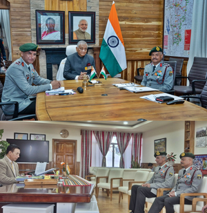 Top Assam Rifles officer apprises Mizoram Guv, CM on India-Myanmar border