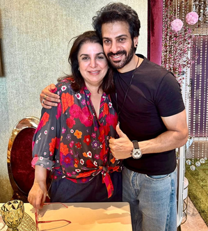 Farah khan cooks with Big Boss 18 winner Karanveer Mehra