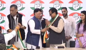 Bhagirath Manjhi, son of ‘mountain man’, joins Congress; 6 more leaders inducted
