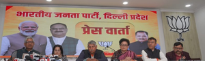 BJP MPs from Haryana slam Kejriwal for lies on ‘water poisoning’
