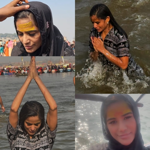 Poonam Pandey seeks redemption with Maha Kumbh dip after ‘death drama’ controversy