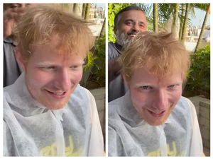 Ed Sheeran enjoys the desi hospitality with a relaxing ‘head champi’