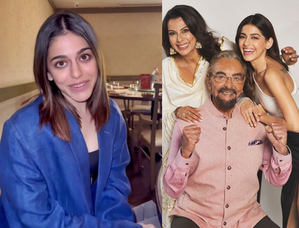 Alaya F’s grandfather Kabir Bedi offers his coat to her