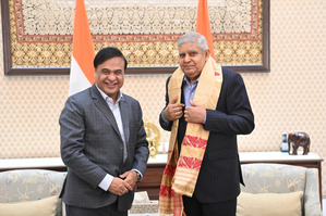 Assam CM meets V-P Dhankhar in Delhi