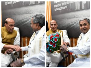 Siddaramaiah inviting me to Global Investors’ meet declares his statesmanship: Rajnath Singh