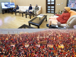 CM Yogi monitors arrangements at Maha Kumbh as devotees gather for Maghi Purnima