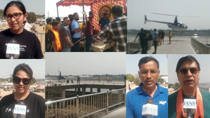 Helicopter services offering unforgettable experience to devotees at Maha Kumbh