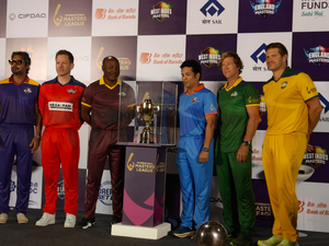 Tendulkar, Lara, Sanga set to renew rivalry as IML unveils the trophy for inaugural season