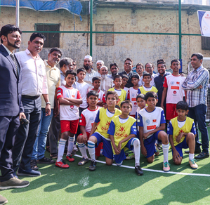 Mumbai City FC hopes to ‘spread beauty of the game’ with first-ever community football pitch in Madanpura