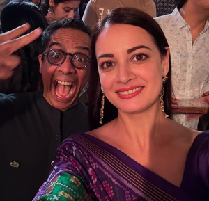 Dia Mirza’s art filled weekend includes a heartfelt tribute to Zakir Hussain