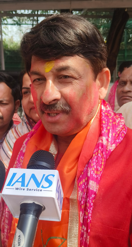 After long time Delhi is celebrating Holi of victory: Manoj Tiwari
