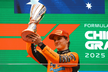 Piastri wins Chinese Grand Prix with statement performance ahead of Norris and Russell