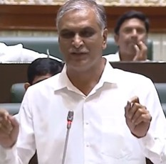 Congress seeks action against Harish Rao for taking photos in Assembly