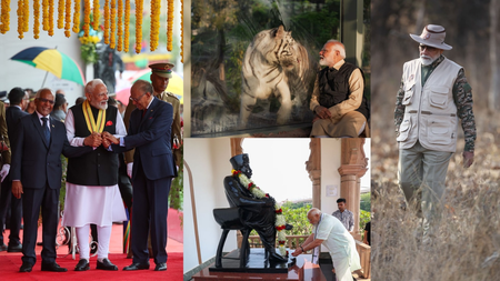 Visit to Mauritius, RSS HQ, Gir Park and more: How PM Modi’s March schedule looked like