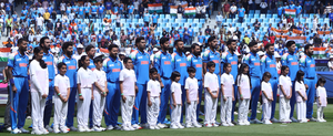 Champions Trophy: Indian team wears black armbands against Australia to honour Padmakar Shivalkar