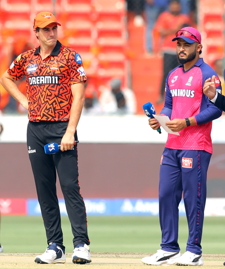 IPL 2025: Rajasthan Royals elect to bowl first against Sunrisers Hyderabad