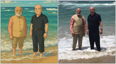 Israel Embassy shares Ghibli showcasing PM Modi-Netanyahu friendship