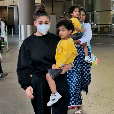Nayanthara lands in Mumbai to shoot the next schedule of Yash’s ‘Toxic’