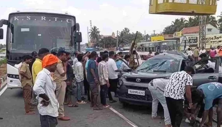 Four of family killed in road accident on Bengaluru-Mysuru expressway