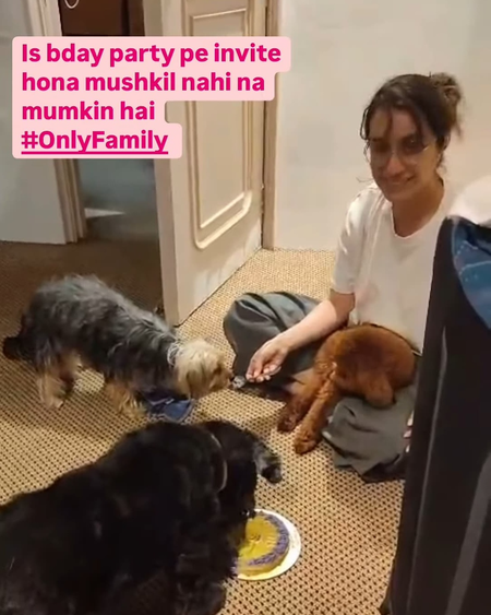 Shraddha Kapoor celebrates her furry baby Shyloh’s 14 birthday