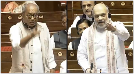 Amit Shah, Digvijaya Singh engage in war of words on Sudhanshu Trivedi’s remarks