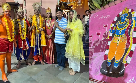Mrunal Thakur witnesses Ram Leela this Ram Navmi