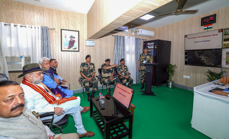 HM Amit Shah in Kashmir, to hold security review meetings today