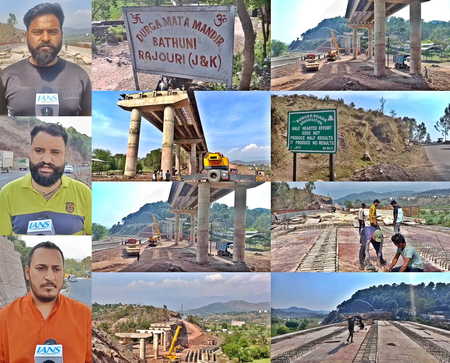 Locals express gratitude as Rajouri–Poonch highway, Bathuni bridge work progresses