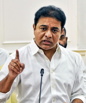 KTR slams Centre over LPG price hike, silence on US tariffs
