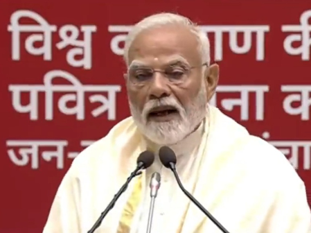 PM Modi joins Navkar Mahamantra event, says heritage connected to Viksit Bharat