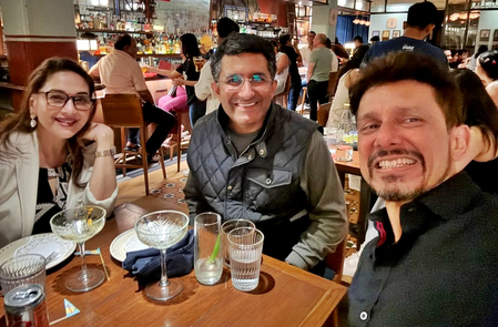 Madhuri Dixit enjoys a good time with her husband