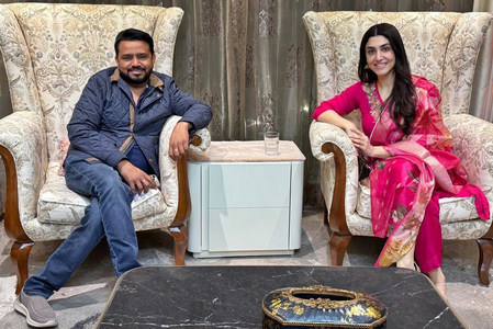Delbar Arya’s ‘Jadon Da Mobile Aagya’ co-star Karamjit Anmol praises her ‘honest energy’