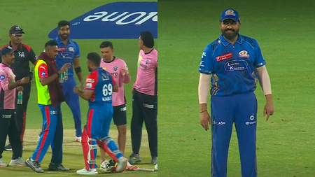 Rohit’s ‘crazy reaction’ to Nair-Bumrah heated spat goes viral, netizens say ex-MI skipper never disappoints