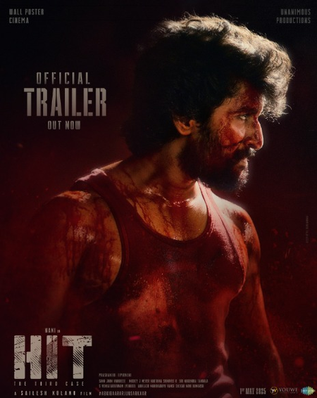 Nani unleashes his fierce avatar in ‘HIT: The 3rd Case’ trailer