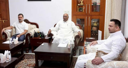 ‘Fully prepared’: Tejashwi Yadav after talks with Kharge, Rahul Gandhi on Bihar polls, seat-sharing (Lead)