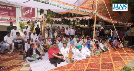 Punjab Congress stages protests against ED over National Herald case