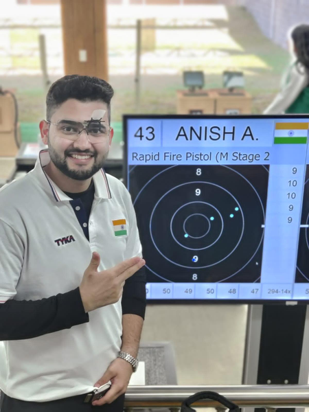 Shooting World Cup Lima: Anish Bhanwala misses final by two points
