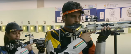 ISSF World Cup 2025: Rudrankksh and Arya take silver in Air Rifle Mixed Team