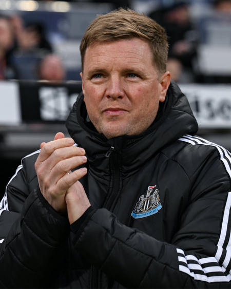 Newcastle manager Eddie Howe returns to duty following hospitalsation
