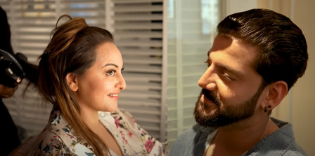 <div>Sonakshi & Zaheer have a blast behind the scenes before their first ramp walk as a couple</div>