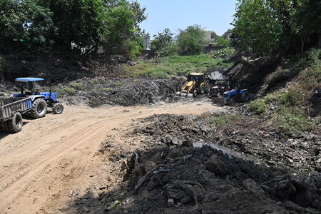 Pond in Punjab desilted, cleaned after half a century