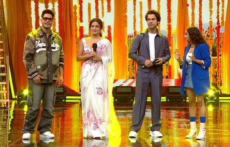 <div>‘Bhool Chuk Maaf’ stars Rajkummar Rao & Wamiqa Gabbi grace the ‘Hip Hop India S2’ stage</div>